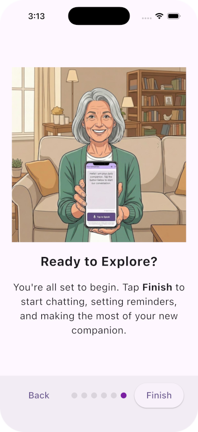 Gallery Image: Onboarding Screen